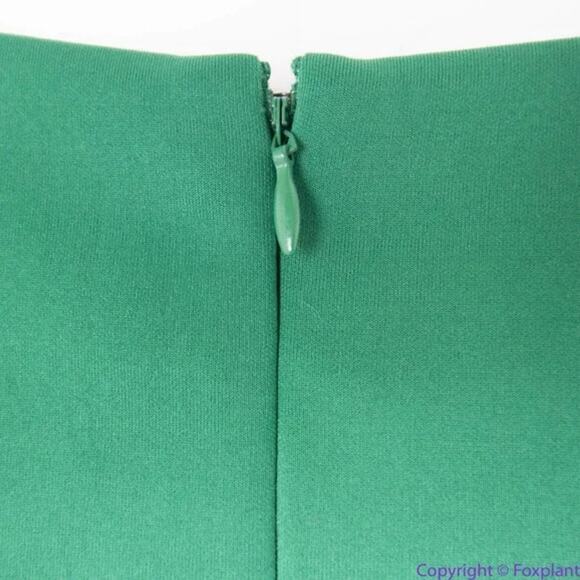 NEW Eloquii green scuba dress flare sleeves, size 22 - Picture 10 of 14